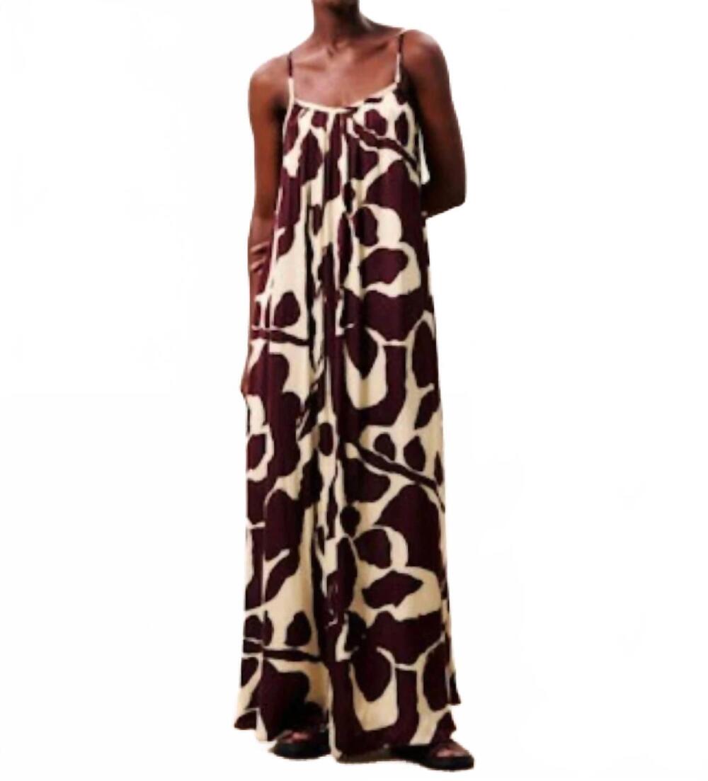 NEW FRNCH women's euphrate dress in burgundy